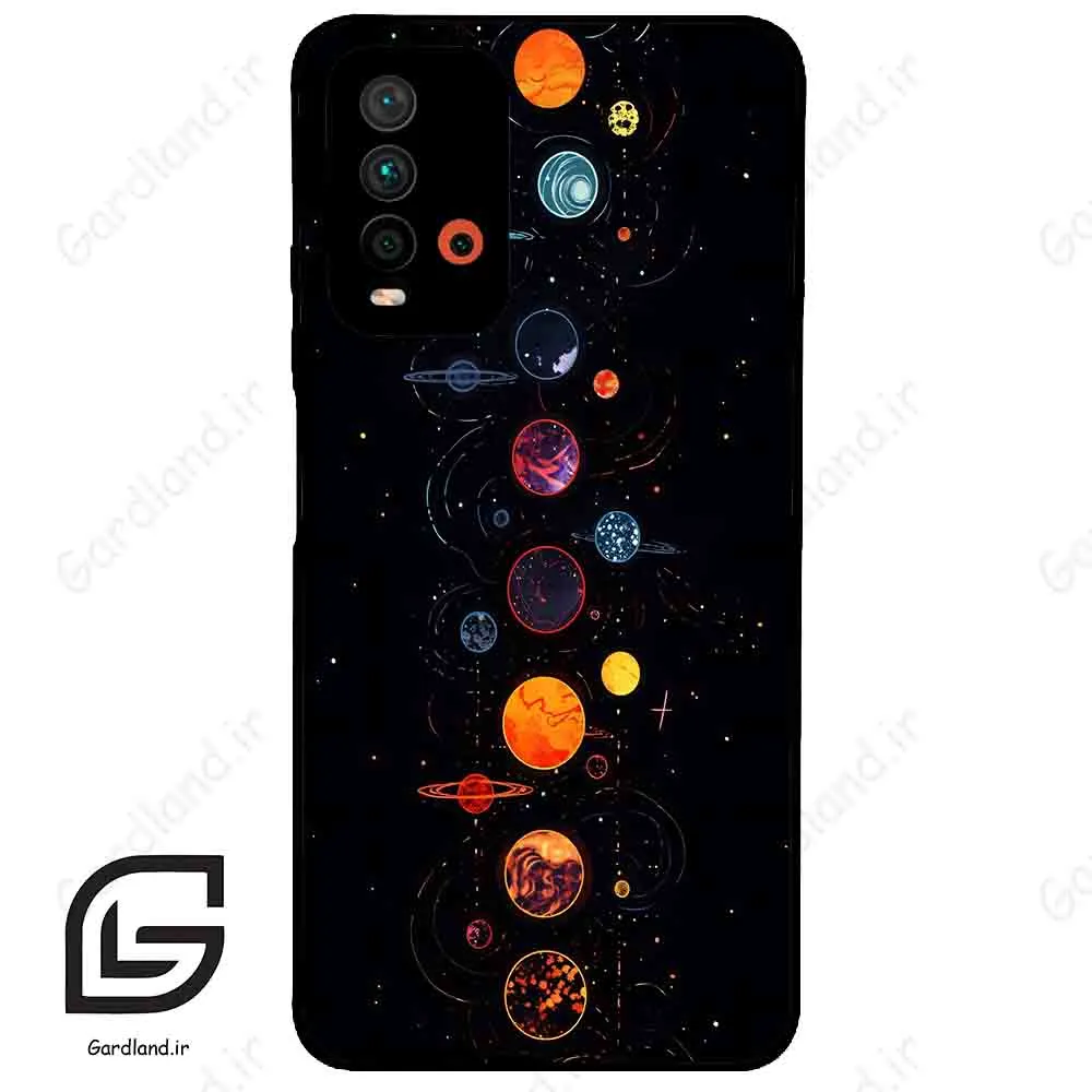 قاب گوشی شیائومی ردمی 9 تی (Redmi 9T ) طرح کهکشان کد 2062