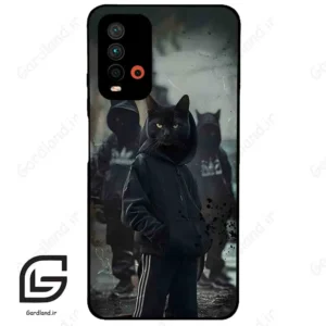 قاب گوشی شیائومی ردمی 9 تی (Redmi 9T ) طرح گربه کد 2091