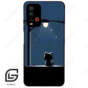 قاب گوشی شیائومی ردمی 9 تی (Redmi 9T ) طرح گربه کد 2098