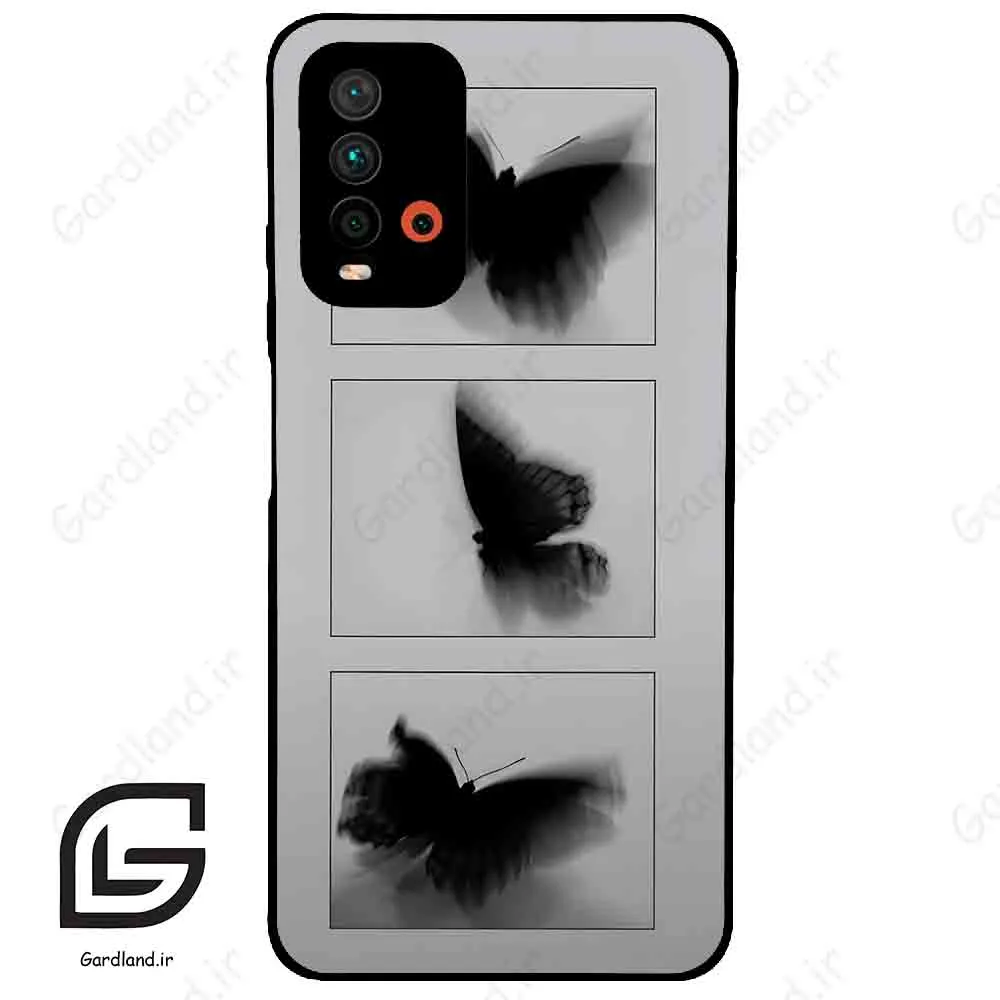 قاب گوشی شیائومی ردمی 9 تی (Redmi 9T ) طرح پروانه کد 2103