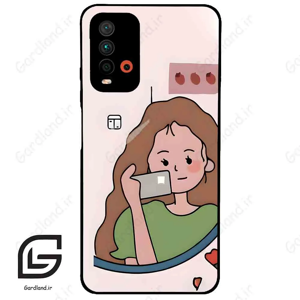 قاب گوشی شیائومی ردمی 9 تی (Redmi 9T ) طرح دخترانه کد 2141