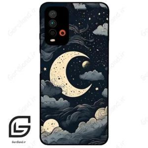 قاب گوشی شیائومی ردمی 9 تی (Redmi 9T ) طرح ماه کد 2173