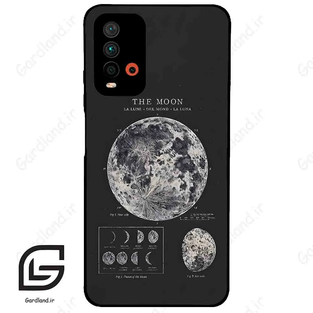 قاب گوشی شیائومی ردمی 9 تی (Redmi 9T ) طرح ماه کد 2175