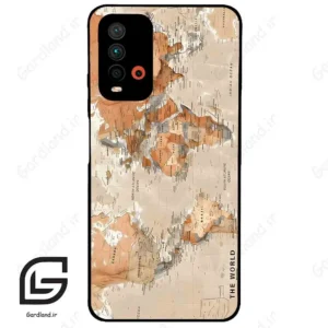 قاب گوشی شیائومی ردمی 9 تی (Redmi 9T ) طرح نقشه کد 2187