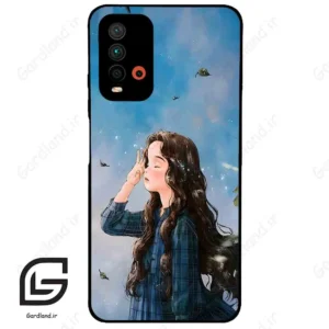 قاب گوشی شیائومی ردمی 9 تی (Redmi 9T ) طرح دخترانه کد 2209
