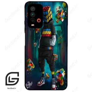 قاب گوشی شیائومی ردمی 9 تی (Redmi 9T ) طرح مکعب کد 2229