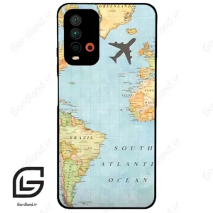 قاب گوشی شیائومی ردمی 9 تی (Redmi 9T ) طرح نقشه کد 2243