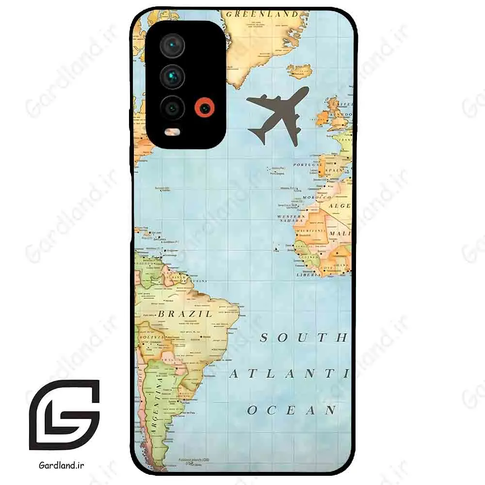 قاب گوشی شیائومی ردمی 9 تی (Redmi 9T ) طرح نقشه کد 2243