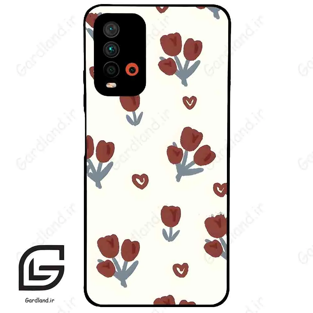 قاب گوشی شیائومی ردمی 9 تی (Redmi 9T ) طرح گل کد 2252