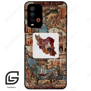 قاب گوشی شیائومی ردمی 9 تی (Redmi 9T ) طرح نقشه ایران کد 2287