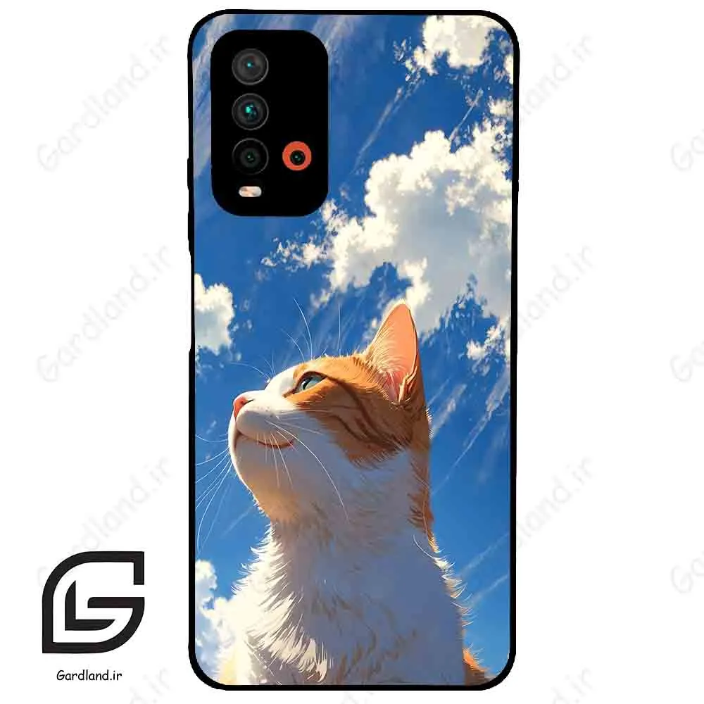 قاب گوشی شیائومی ردمی 9 تی (Redmi 9T ) طرح گربه کد 2366