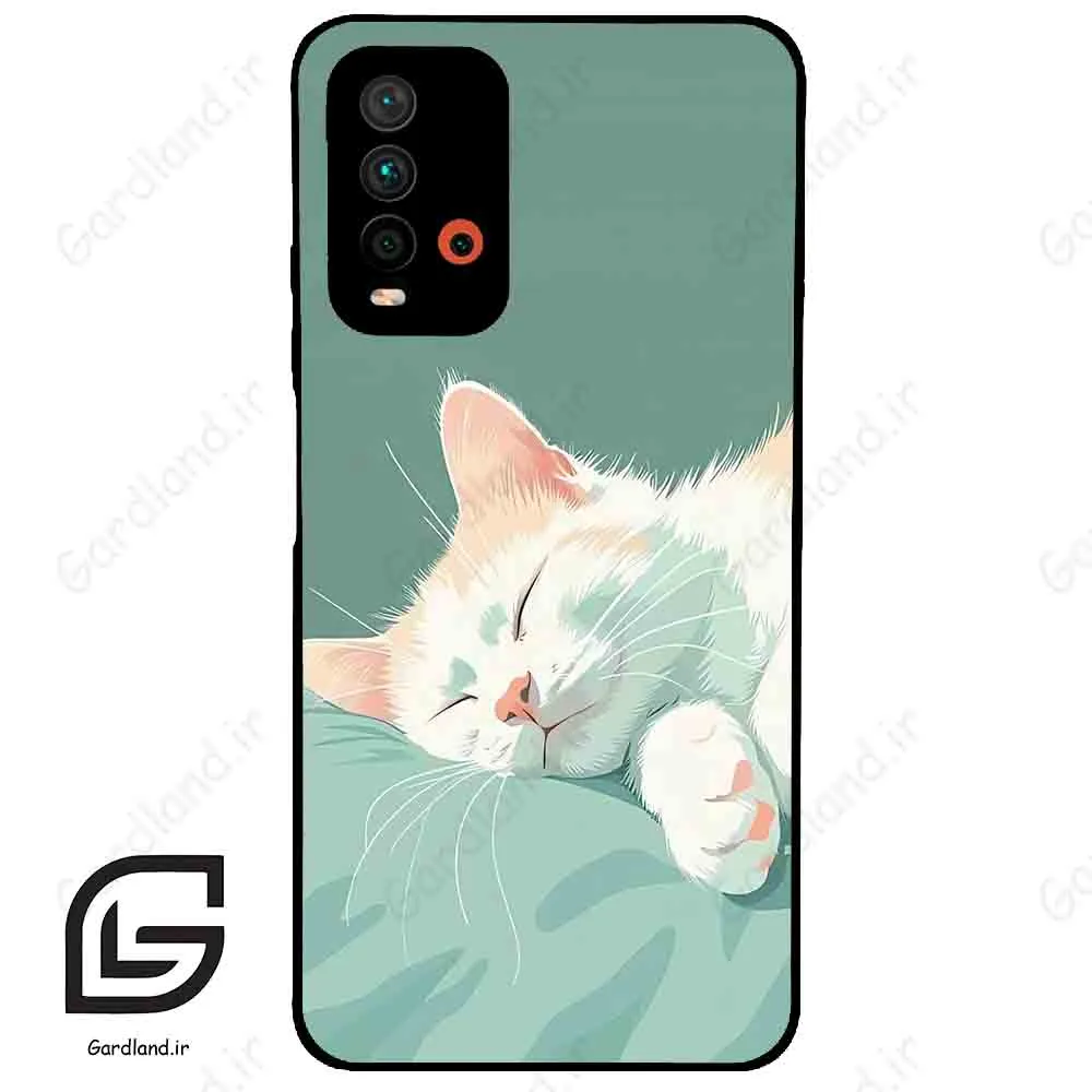 قاب گوشی شیائومی ردمی 9 تی (Redmi 9T ) طرح گربه کد 2403