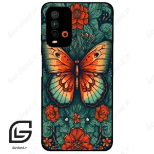 قاب گوشی شیائومی ردمی 9 تی (Redmi 9T ) طرح پروانه کد 2421