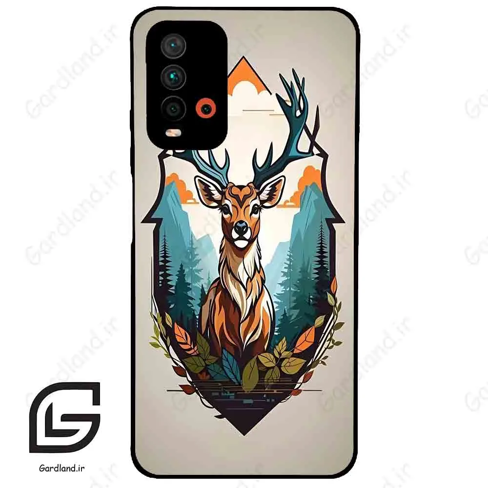 قاب گوشی شیائومی ردمی 9 تی (Redmi 9T ) طرح گوزن کد 2429