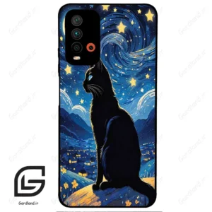 قاب گوشی شیائومی ردمی 9 تی (Redmi 9T ) طرح گربه کد 2438