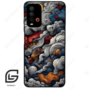 قاب گوشی شیائومی ردمی 9 تی (Redmi 9T ) طرح ابرنگی کد 2448
