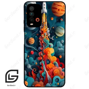 قاب گوشی شیائومی ردمی 9 تی (Redmi 9T ) طرح موشک کد 2470