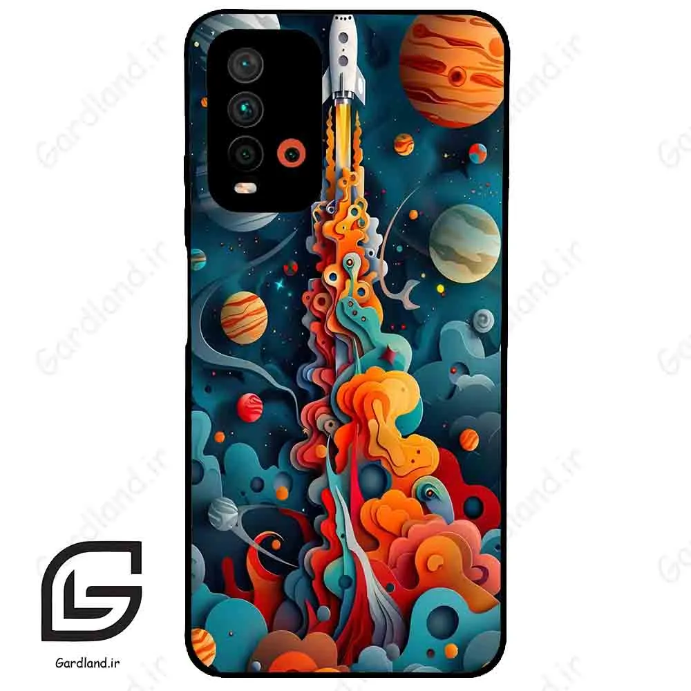 قاب گوشی شیائومی ردمی 9 تی (Redmi 9T ) طرح موشک کد 2470