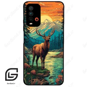 قاب گوشی شیائومی ردمی 9 تی (Redmi 9T ) طرح گوزن کد 2471