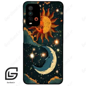 قاب گوشی شیائومی ردمی 9 تی (Redmi 9T ) طرح ماه کد 2474