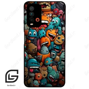 قاب گوشی شیائومی ردمی 9 تی (Redmi 9T ) طرح استیکر کد 2478