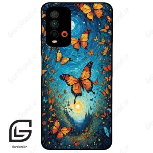 قاب گوشی شیائومی ردمی 9 تی (Redmi 9T ) طرح پروانه کد 2479