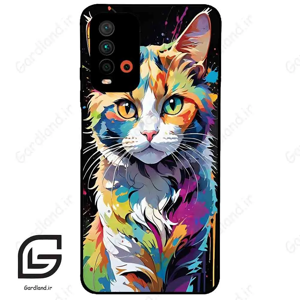 قاب گوشی شیائومی ردمی 9 تی (Redmi 9T ) طرح گربه کد 2483
