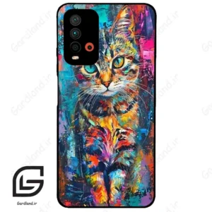 قاب گوشی شیائومی ردمی 9 تی (Redmi 9T ) طرح گربه کد 2488