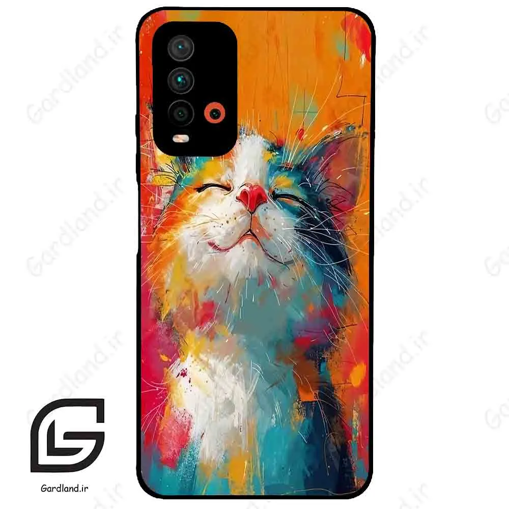 قاب گوشی شیائومی ردمی 9 تی (Redmi 9T ) طرح گربه کد 2489