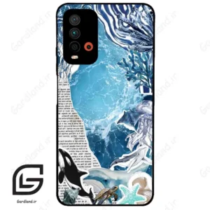 قاب گوشی شیائومی ردمی 9 تی (Redmi 9T ) طرح دریا کد 2516