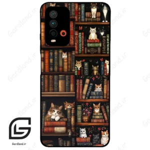 قاب گوشی شیائومی ردمی 9 تی (Redmi 9T ) طرح کتابخانه کد 2532