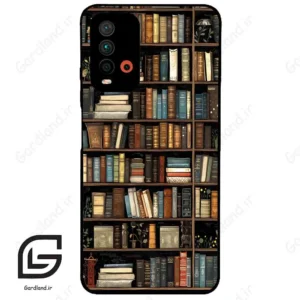 قاب گوشی شیائومی ردمی 9 تی (Redmi 9T ) طرح کتابخانه کد 2533