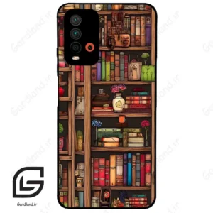 قاب گوشی شیائومی ردمی 9 تی (Redmi 9T ) طرح کتابخانه کد 2537