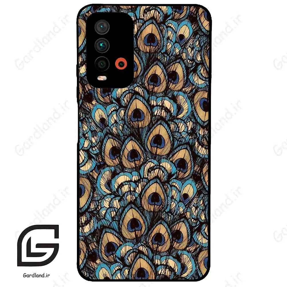 قاب گوشی شیائومی ردمی 9 تی (Redmi 9T ) طرح طاووس کد 2572