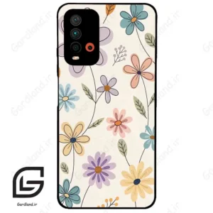 قاب گوشی شیائومی ردمی 9 تی (Redmi 9T ) طرح گل کد 2587