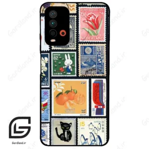 قاب گوشی شیائومی ردمی 9 تی (Redmi 9T ) طرح تمبر کد 2603