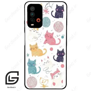 قاب گوشی شیائومی ردمی 9 تی (Redmi 9T ) طرح گربه کد 2620
