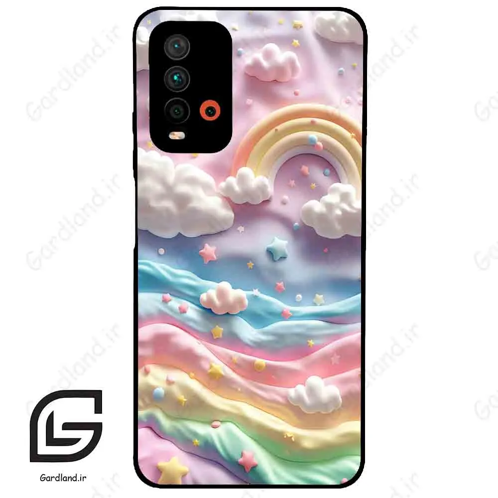 قاب گوشی شیائومی ردمی 9 تی (Redmi 9T ) طرح رنگارنگ کد 2656