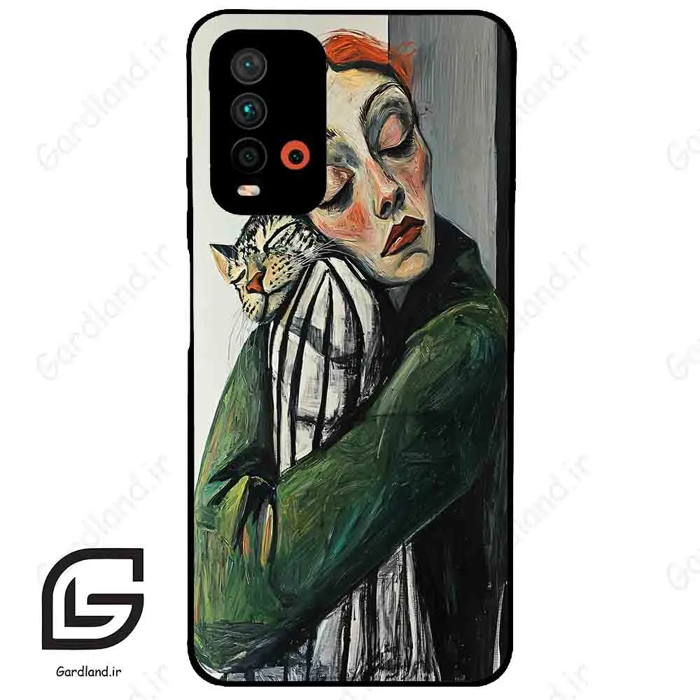 قاب گوشی شیائومی ردمی 9 تی (Redmi 9T ) طرح گربه کد 2709