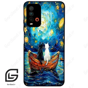 قاب گوشی شیائومی ردمی 9 تی (Redmi 9T ) طرح گربه کد 2727