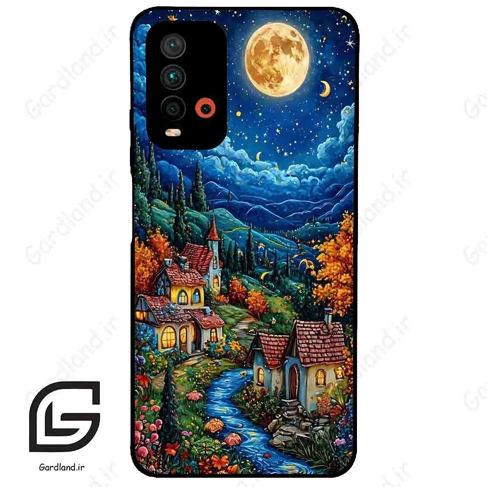 قاب گوشی شیائومی ردمی 9 تی (Redmi 9T ) طرح دهکده کد 2732