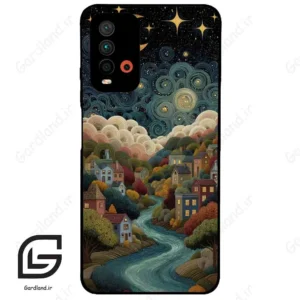 قاب گوشی شیائومی ردمی 9 تی (Redmi 9T ) طرح دهکده کد 2736