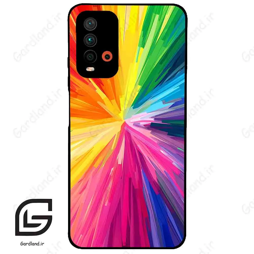 قاب گوشی شیائومی ردمی 9 تی (Redmi 9T ) طرح رنگارنگ کد 2877