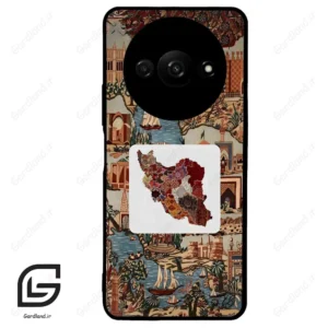 قاب گوشی شیائومی ردمی ای 3 (Redmi A3 / A3x ) طرح نقشه ایران کد 2287