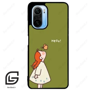 قاب گوشی شیائومی ردمی کی 40 (Redmi K40 ) طرح دخترانه کد 2044