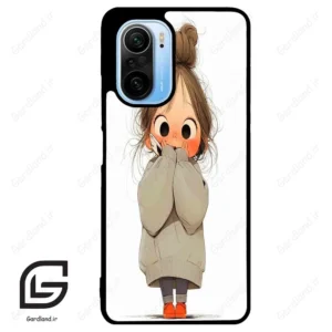 قاب گوشی شیائومی ردمی کی 40 (Redmi K40 ) طرح دخترانه کد 2054