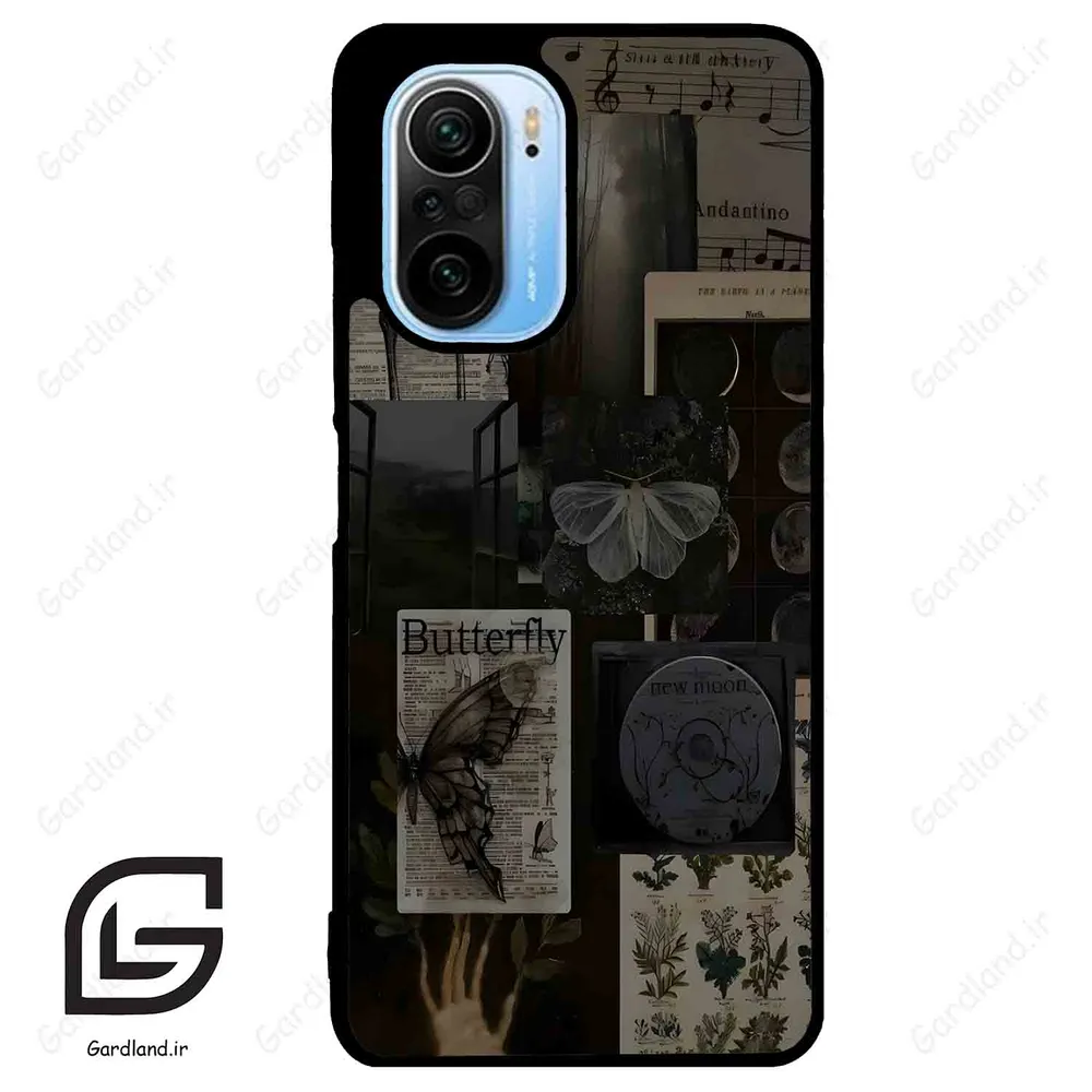قاب گوشی شیائومی ردمی کی 40 (Redmi K40 ) طرح پروانه کد 2096