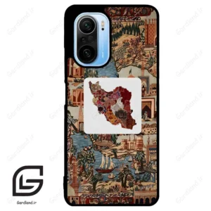 قاب گوشی شیائومی ردمی کی 40 (Redmi K40 ) طرح نقشه ایران کد 2287