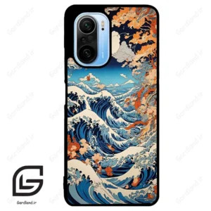 قاب گوشی شیائومی ردمی کی 40 (Redmi K40 ) طرح موج کد 2418