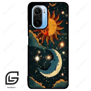 قاب گوشی شیائومی ردمی کی 40 (Redmi K40 ) طرح ماه کد 2474